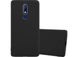 Cadorabo Custodia Per Nokia 5.1 Custodia Protettiva In Nero Custodia Per Cellulare Tpu Custodia In Silicone Cover