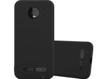 Cadorabo Custodia Per Motorola Moto Z3 Play Custodia Protettiva In Nero Custodia Per Cellulare Custodia In Silicone Tpu Cover