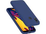 Cadorabo Custodia Protettiva Per Huawei P20 Lite 2018 / Nova 3E Custodia In Blu Custodia Per Telefono Cellulare Custodia Cover Tpu Custodia