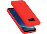 Cadorabo Custodia Protettiva Per Samsung Galaxy S8 In Rosso Custodia Del Telefono Cellulare Custodia Cover Tpu Etui