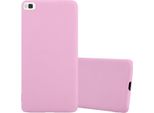 Custodia Cadorabo Per Huawei P8 Custodia Protettiva In Rosa Custodia Del Telefono Cellulare Tpu Custodia In Silicone Copertura