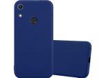 Custodia Cadorabo Per Honor 8A Custodia Protettiva In Blu Custodia Per Cellulare Tpu Custodia In Silicone Cover