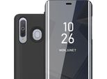 Cadorabo Custodia Per Telefono Cellulare Per Samsung Galaxy A8S In Nero Cover Backcover Copertura Protettiva Custodia A Libro