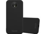 Cadorabo Custodia Per Motorola Moto C Plus Custodia Protettiva In Nero Custodia Per Cellulare Custodia In Silicone Tpu Cover