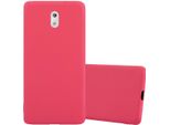 Cadorabo Custodia Per Nokia 3 2017 Custodia Protettiva In Rosso Custodia Per Cellulare Tpu Custodia In Silicone Cover