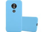 Cadorabo Custodia Per Motorola Moto E5 Play Custodia Protettiva In Blu Custodia Per Cellulare Custodia In Silicone Tpu Cover