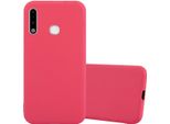 Cadorabo Custodia Per Samsung Galaxy A70E Custodia Protettiva In Rosso Custodia Del Telefono Cellulare Tpu Silicone Custodia Cover