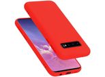 Cadorabo Custodia Protettiva Per Samsung Galaxy S10 4G Custodia In Rosso Telefono Cellulare Custodia Cover Tpu Etui