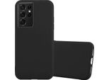 Cadorabo Custodia Per Samsung Galaxy S21 Ultra Custodia Protettiva In Nero Custodia Per Cellulare Tpu Custodia In Silicone Cover