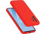 Cadorabo Custodia Protettiva Per Samsung Galaxy A52 (4G / 5G) / A52S Custodia In Rosso Telefono Cellulare Case Cover Tpu Etui