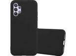 Cadorabo Custodia Per Samsung Galaxy A32 5G Custodia Protettiva In Nero Custodia Per Telefono Cellulare Tpu Silicone Custodia Cover