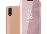 Cadorabo Custodia Per Telefono Cellulare Per Samsung Galaxy A01 In Rosa Cover Backcover Protettiva Custodia A Libro