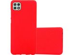 Cadorabo Custodia Protettiva Per Samsung Galaxy A22 5G In Rosso Custodia Del Telefono Cellulare Tpu Etui Cover Case