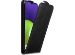Cadorabo Cover Per Samsung Galaxy A22 4G / M22 / M32 4G Cover Protettiva In Nero Flip Case Custodia Del Telefono Cellulare Cover