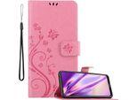 Cadorabo Cover Per Nokia X10 / X20 Cover Protettiva In Rosa Cover Protettiva Cover Telefono Cellulare Cover Fiori Custodia Fiore