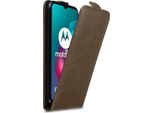 Custodia Cadorabo Per Motorola Moto G10 / G30 Custodia Protettiva In Marrone Custodia Flip Per Telefono Cellulare Custodia Cover