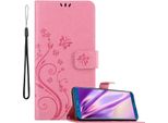 Cadorabo Cover Per Honor 9X Lite Cover Protettiva In Rosa Cover Protettiva Cover Telefono Cellulare Cover Fiori Custodia Fiore
