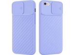 Custodia Cadorabo Per Apple Iphone 6 Plus / 6S Plus Custodia Protettiva In Tpu Viola Custodia Cover Fotocamera Protezione