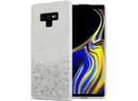 Cadorabo Cover Per Samsung Galaxy Note 9 Cover Protettiva In Tpu Trasparente Custodia Per Telefono Cellulare Cover Glitter Cover Glitter