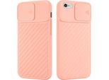 Custodia Cadorabo Per Apple Iphone 6 Plus / 6S Plus Custodia Protettiva In Tpu Rosa Custodia Cover Fotocamera Protezione