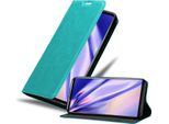 Cadorabo Cover Per Sony Xperia 5 Iii Cover Protettiva In Turchese Custodia Per Cellulare Cover Chiusura Magnetica