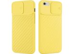 Custodia Cadorabo Per Apple Iphone 6 Plus / 6S Plus Custodia Protettiva In Tpu Giallo Custodia Cover Protezione Fotocamera