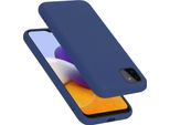 Cadorabo Custodia Protettiva Per Samsung Galaxy A22 5G In Blu Custodia Del Telefono Cellulare Custodia Cover Tpu Etui