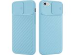 Custodia Cadorabo Per Apple Iphone 6 / 6S Custodia Protettiva In Tpu Turchese Custodia Cover Fotocamera Protezione