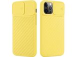 Custodia Cadorabo Per Apple Iphone 13 Pro Max Custodia Protettiva In Tpu Giallo Custodia Cover Fotocamera Protezione