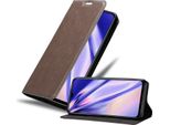 Cadorabo Cover Per Xiaomi Redmi 9T / Poco M3 Cover Protettiva In Marrone Custodia Per Cellulare Cover Chiusura Magnetica