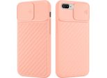 Custodia Cadorabo Per Apple Iphone 7 Plus / 7S Plus / 8 Plus Custodia Protettiva In Tpu Rosa Custodia Cover Protezione Fotocamera