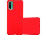 Cadorabo Custodia Protettiva Per Xiaomi Redmi 9T / Poco M3 Caso In Rosso Cellulare Caso Tpu Etui Cover Case