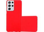 Cadorabo Custodia Protettiva Per Samsung Galaxy S22 Ultra In Rosso Custodia Per Telefono Cellulare Tpu Etui Cover Case