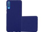 Cadorabo Copertura Protettiva Per Samsung Galaxy A9 2018 Custodia In Blu Custodia Per Telefono Cellulare Tpu Etui Cover Case