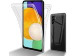 Cadorabo Custodia Protettiva Per Samsung Galaxy A13 5G In Custodia Trasparente A 360° Custodia Per Cellulare Full Body Cover Case