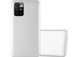 Cadorabo Custodia Protettiva Per Xiaomi Redmi 10 / Redmi Note 11 4G In Argento Custodia Per Cellulare Custodia In Silicone Tpu Custodia Cover