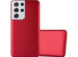 Cadorabo Custodia Protettiva Per Samsung Galaxy S22 Ultra In Rosso Custodia Per Cellulare Custodia In Silicone Tpu Cover Case