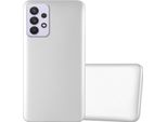Cadorabo Custodia Protettiva Per Samsung Galaxy A33 5G In Argento Custodia Del Telefono Cellulare Custodia In Silicone Tpu Cover Case