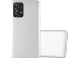 Cadorabo Custodia Protettiva Per Samsung Galaxy A52 (4G / 5G) / A52S In Argento Custodia Per Telefono Cellulare Custodia In Silicone Tpu Custodia Cover