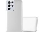 Cadorabo Custodia Protettiva Per Samsung Galaxy S22 Ultra In Argento Custodia Per Cellulare Custodia In Silicone Tpu Cover Case