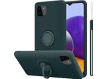 Cadorabo Custodia Per Samsung Galaxy A22 5G Custodia Protettiva In Verde Custodia Per Telefono Cellulare Tpu Custodia Cover