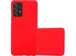 Cadorabo Custodia Protettiva Per Samsung Galaxy A52 (4G / 5G) / A52S Custodia In Rosso Per Telefono Cellulare Tpu Etui Cover Case