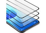 Cadorabo 3X Pellicola Protettiva A Schermo Intero Per Oppo Reno6 5G In Nero Vetro Protettivo Del Display Temperato