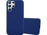 Cadorabo Custodia Per Samsung Galaxy S22 Ultra Custodia Protettiva In Blu Custodia Per Cellulare Tpu Custodia In Silicone Cover