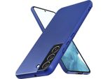 Cadorabo Cover Per Samsung Galaxy S22 Plus Cover Protettiva In Blu Custodia Rigida Per Telefono Cellulare Cover Case
