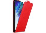 Cadorabo Cover Per Samsung Galaxy S22 Cover Protettiva In Rosso Flip Case Custodia Del Telefono Cellulare Cover