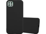 Cadorabo Custodia Per Samsung Galaxy A22 5G Custodia Protettiva In Nero Custodia Per Telefono Cellulare Tpu Silicone Custodia Cover