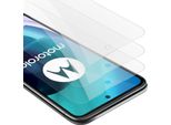 Cadorabo 3X Proteggi Schermo Blindato Per Motorola Moto G71 5G In Vetro Temperato Trasparente
