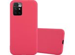 Custodia Cadorabo Per Xiaomi Redmi 10 / Redmi Note 11 4G Custodia Protettiva In Rosso Custodia Per Cellulare Tpu Custodia In Silicone Cover