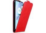 Custodia Cadorabo Per Motorola Moto G31 / G41 Custodia Protettiva In Rosso Custodia Flip Per Telefono Cellulare Custodia Cover